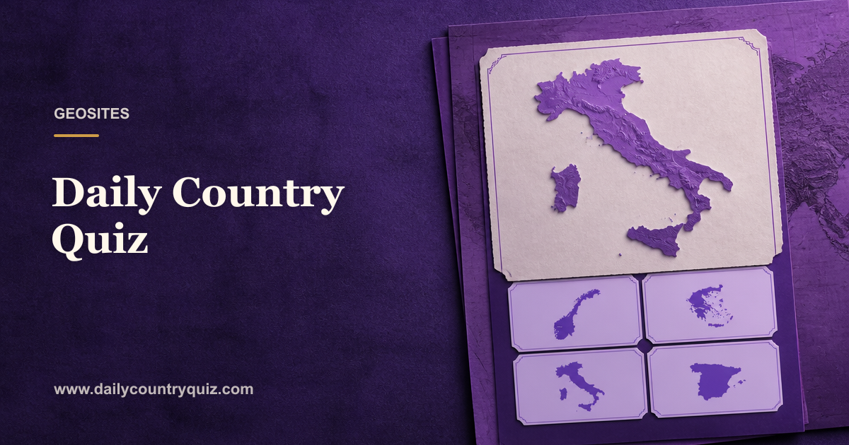 Country Quiz: Daily 10-Question World Country Game